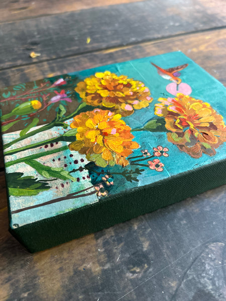 Sunshine Heart - October Birth Flower (Marigold)