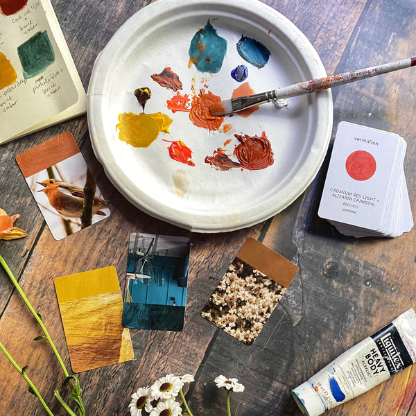 True Colors - Artist Paint-Mixing Flash Cards