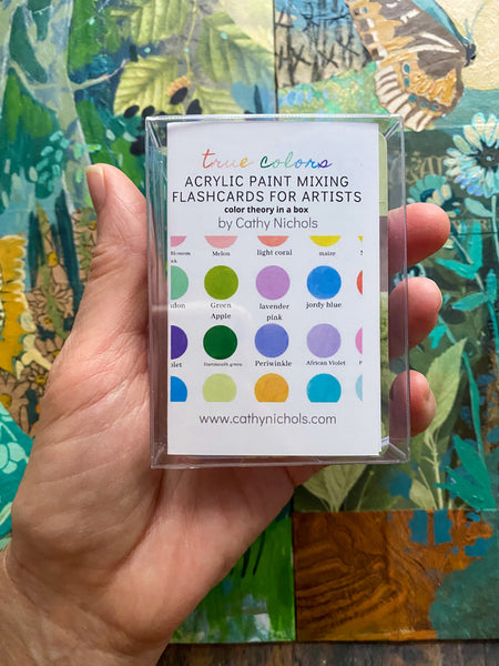 True Colors - Artist Paint-Mixing Flash Cards
