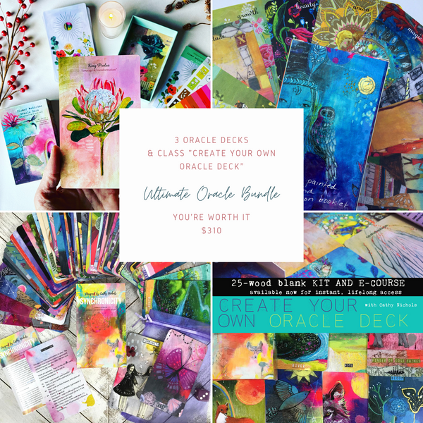 ULTIMATE ORACLE BUNDLE!  3 Oracle Decks & Create Your Own Oracle Deck CLASS!