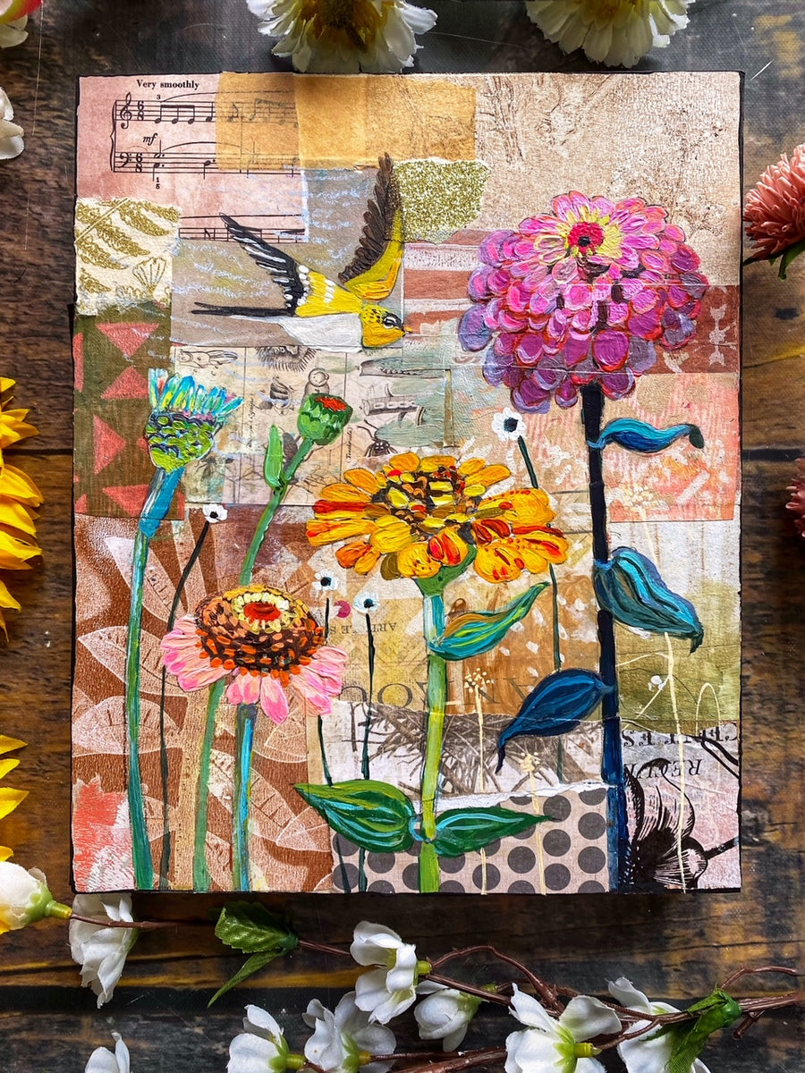 Zinnia Garden - Original Painting – Cathy Nichols