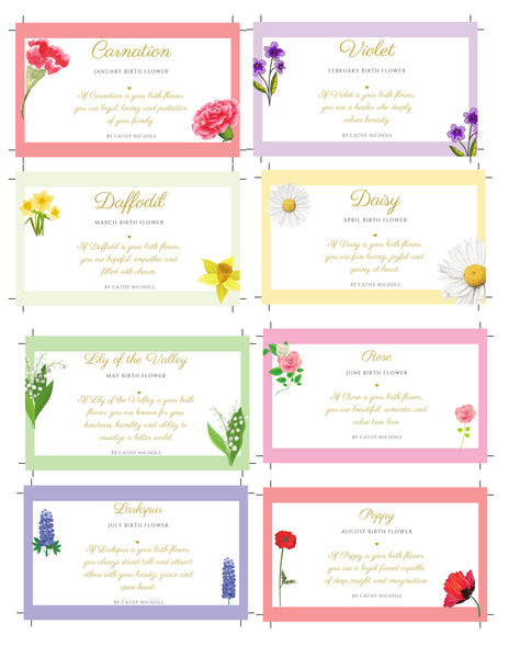 12 Months of Blooms Set