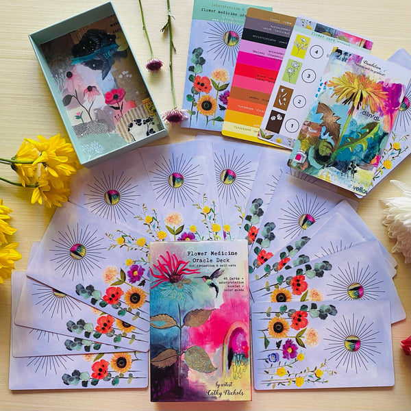 flower medicine oracle deck