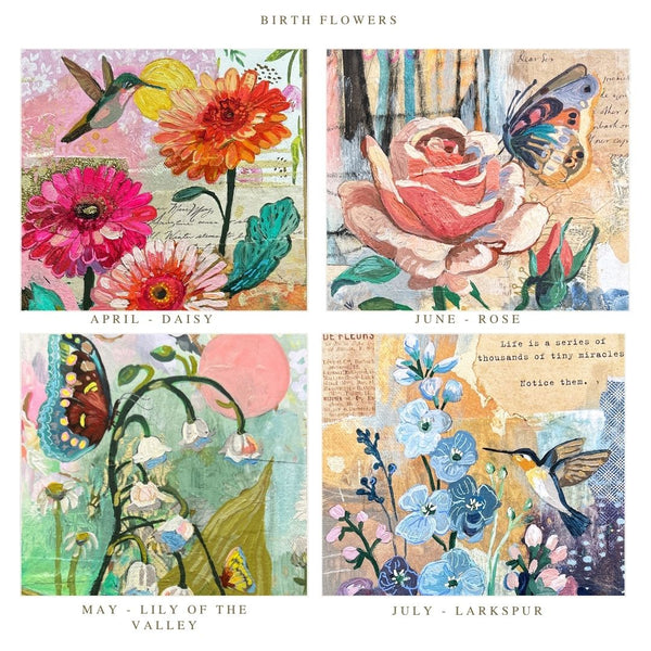 2026"Birth Flowers" 12 Card Bundle
