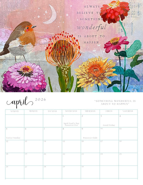 "Big Love" 2026 Cathy Nichols Wall Calendar