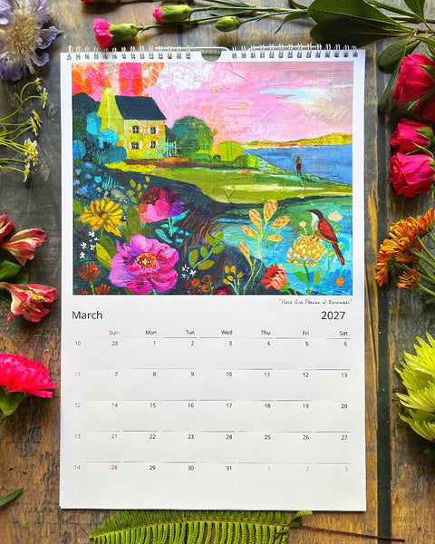 2027 "My Time to Bloom" Wall Calendar -- US and Canada Edition