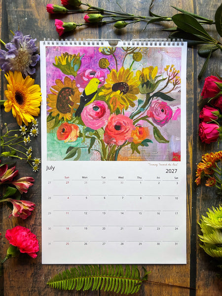 2027 "My Time to Bloom" Wall Calendar -- US and Canada Edition