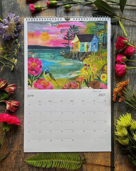 2027 "My Time to Bloom" Wall Calendar -- US and Canada Edition