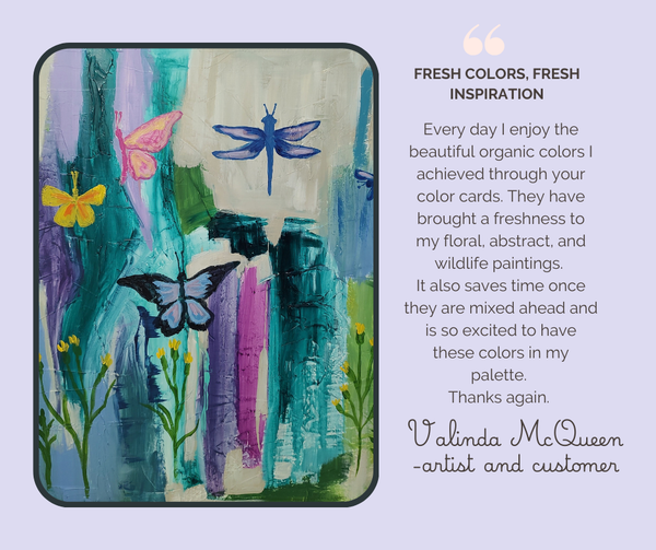 True Colors - Artist Paint-Mixing Flash Cards