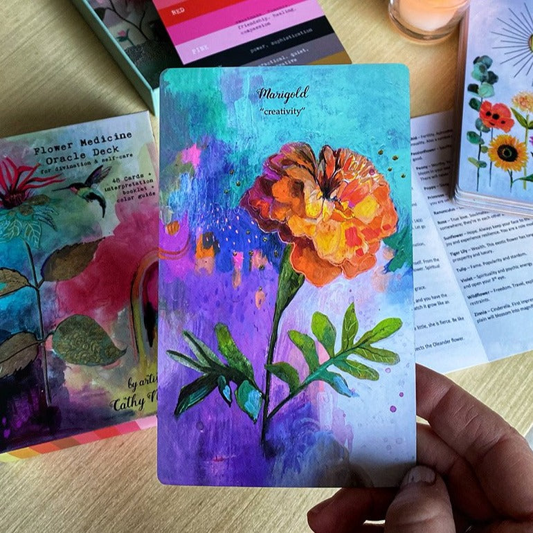 Flowers Oracle Flower Medicine Oracle Deck is back in stock!!! – Cathy Nichols
