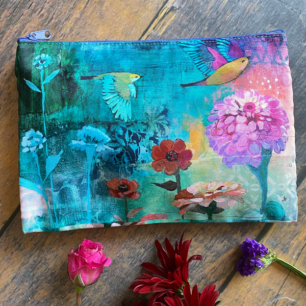 NEW "Come Fly With Me" - Zipper Pouch