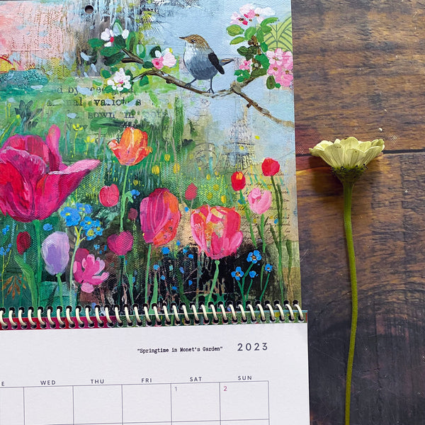 2023 "Wings and Blooms" Cathy Nichols Calendar