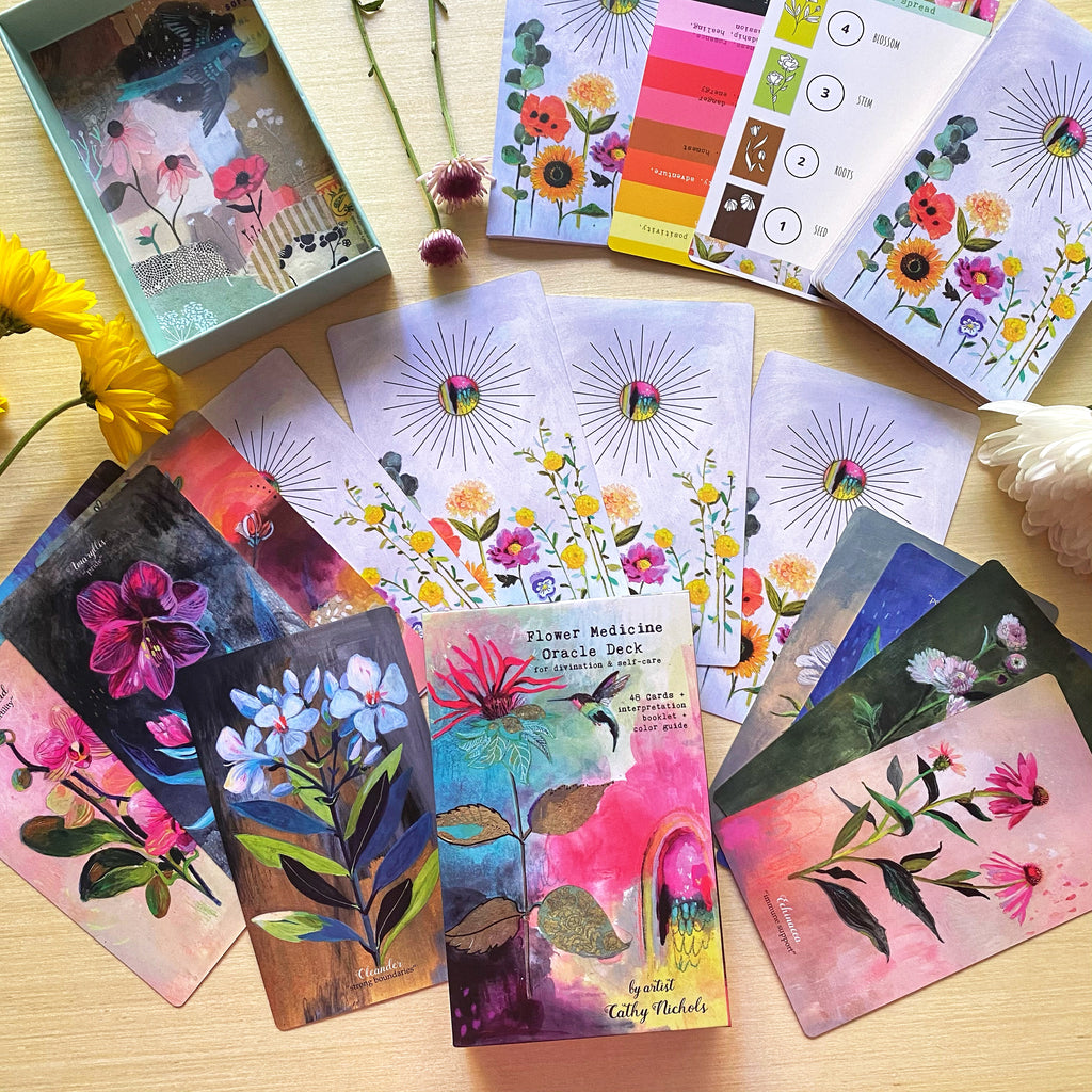 Flowers Oracle Flower Medicine Oracle Deck is back in stock!!! – Cathy Nichols